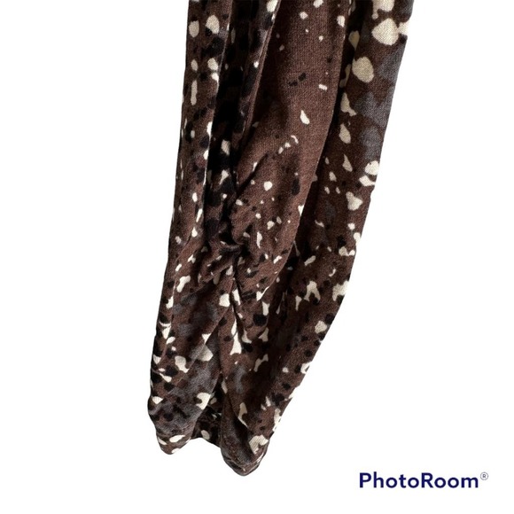 CABI Brown Dappled‎ Dots Ladies Surplice Career Dress, S - Picture 6 of 7